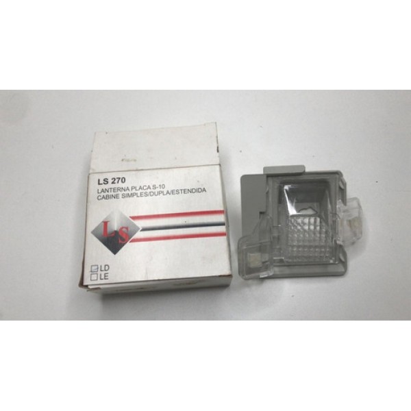 Lanterna Lado Direito Luz De Placa Chevrolet S10 Até 2000