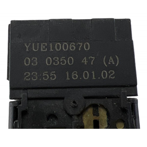 Comando Botão Farol Neblina Traseiro Discovery 2 1998 A 2004