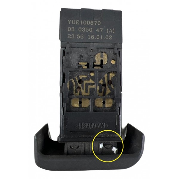 Comando Botão Farol Neblina Traseiro Discovery 2 1998 A 2004