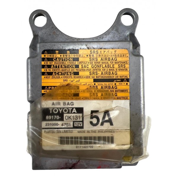 Módulo De Colisão Toyota Hilux Srv 2012 E 2015 89170-0k131