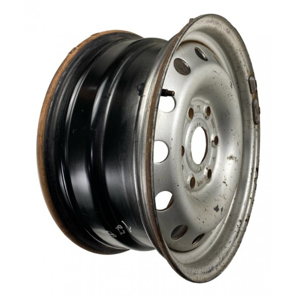 Roda De Ferro Aro 16 L200 Triton 2008 A 2016 Furação 6x139mm Prata