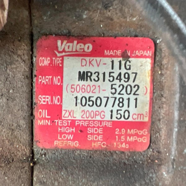 Compressor Ar Condicionado Pajero Tr4 2.0 2001 A 2015
