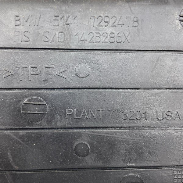 Acabamento Borracha Forro Porta Dianteira Bmw X5 2013 A 2018