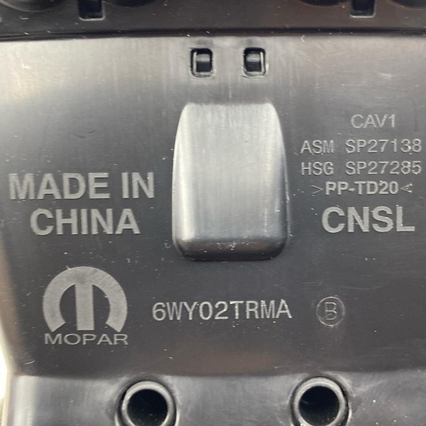 Difusor De Ar Traseiro Console Jeep Compass 2022 A 2025