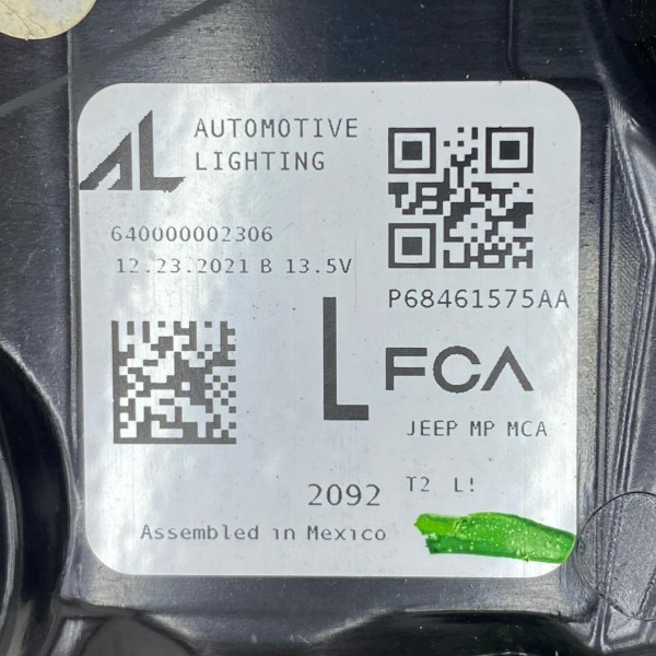 Lanterna Tampa Traseira Ld Esquerdo Jeep Compass 2022 A 2025