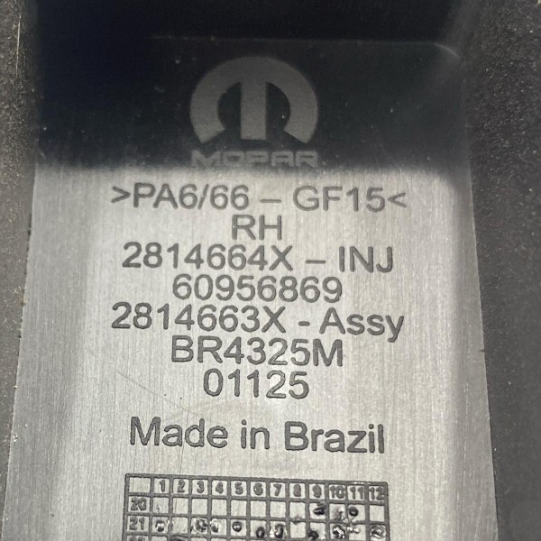 Moldura Comando Vidro Dianteiro Direito Compass Commander