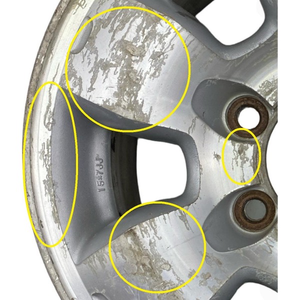 Roda Aro 15 Nissan Pathfinder 1997 A 2000 Furação 6x139,7mm