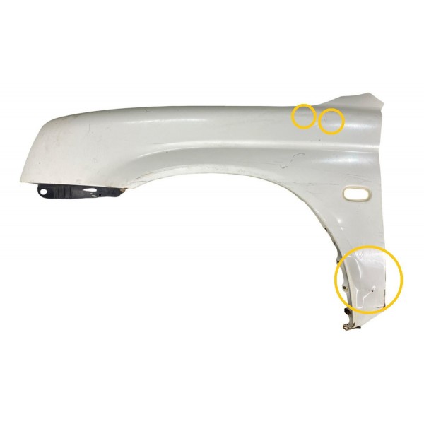 Paralama Branco Lado Esquerdo Mitsubishi L200 2004 A 2012