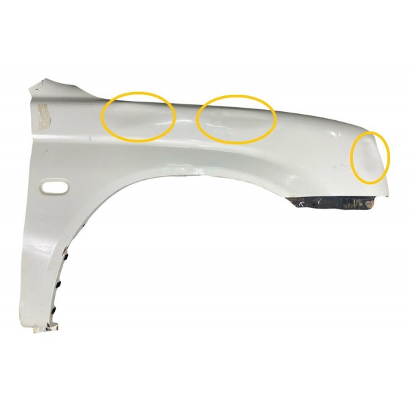 Paralama Branco Lado Direito Mitsubishi L200 2004 A 2012