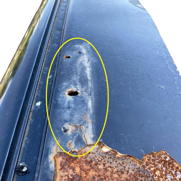 Lateral Direita Com Coluna Teto Toyota Hilux Sw4 2009 A 2015