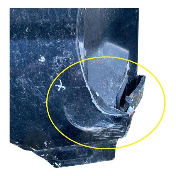 Lateral Traseira Direita Mitsubishi Pajero Tr4 2003 A 2009 Preto