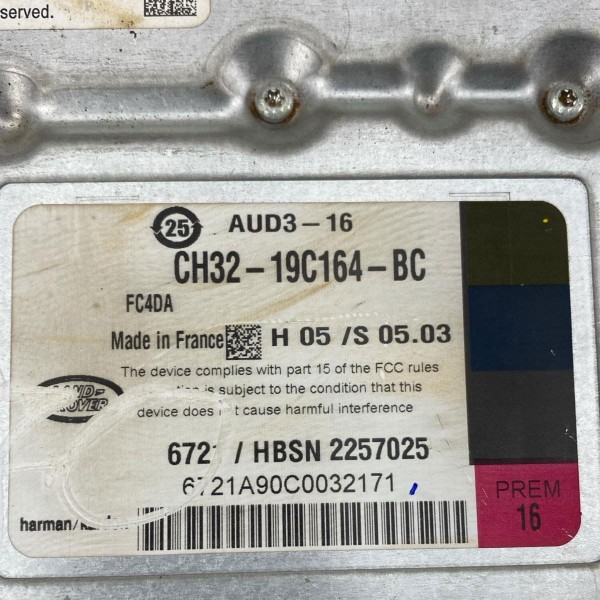 Módulo Amplificador Som Land Rover Discovery 4 2010 A 2015