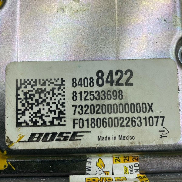 Módulo Amplificador Som Chevrolet Camaro 2017/2020 84088422