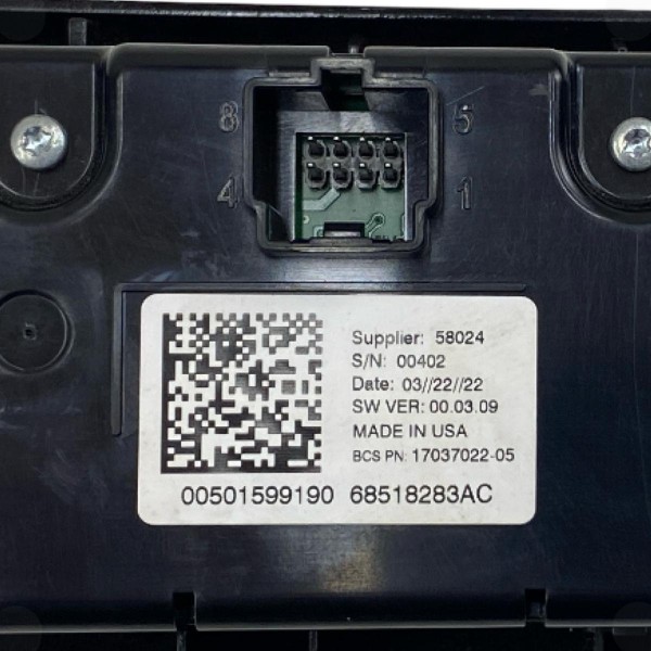 Comando Ar Condicionado Jeep Compass 2021 2022 2023 A 2024