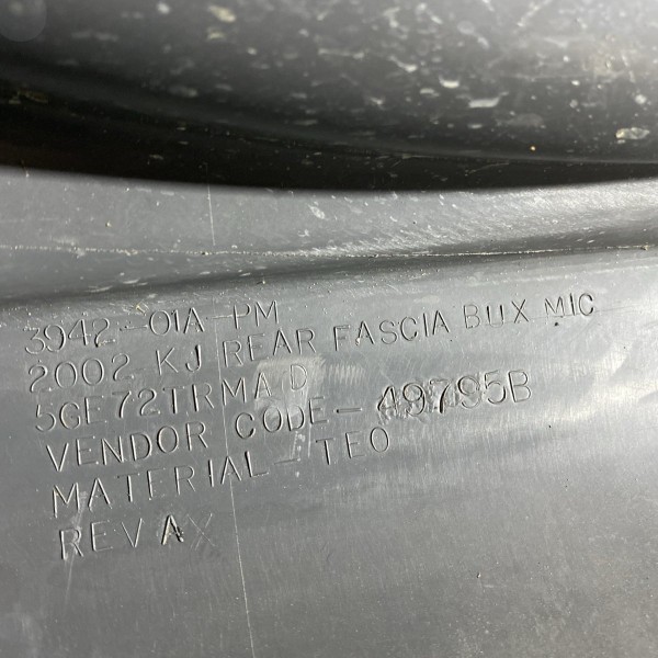 Parachoque Traseiro Jeep Liberty 2004 2005 2006 A 2007