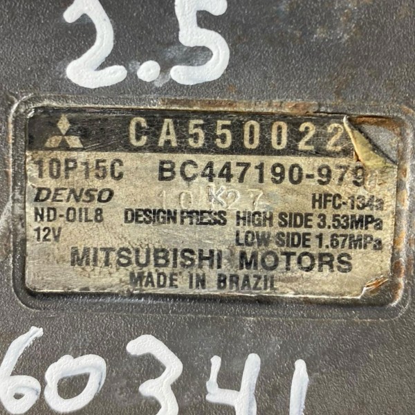 Compressor Ar Condicionado Mitsubishi L200 2.5 2004 A 2012