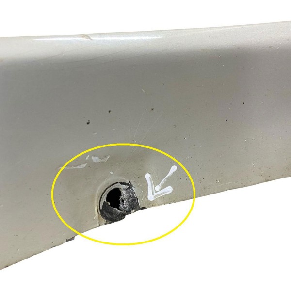 Aplique Prata Paralama Dianteiro Dir Pajero Gls 1992 A 2000