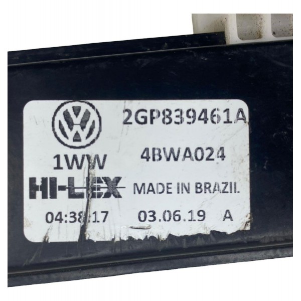 Máquina Vidro Traseira Esquerda S/motor T-cross 2019 A 2023