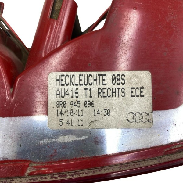 Lanterna Olho Gato Parachoque Tras. Direito Q5 2009 A 2017