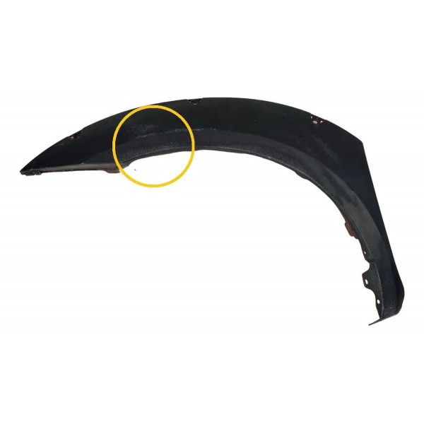 Aplique Paralama Vermelho Lado Esquerdo Frontier 2002 A 2007