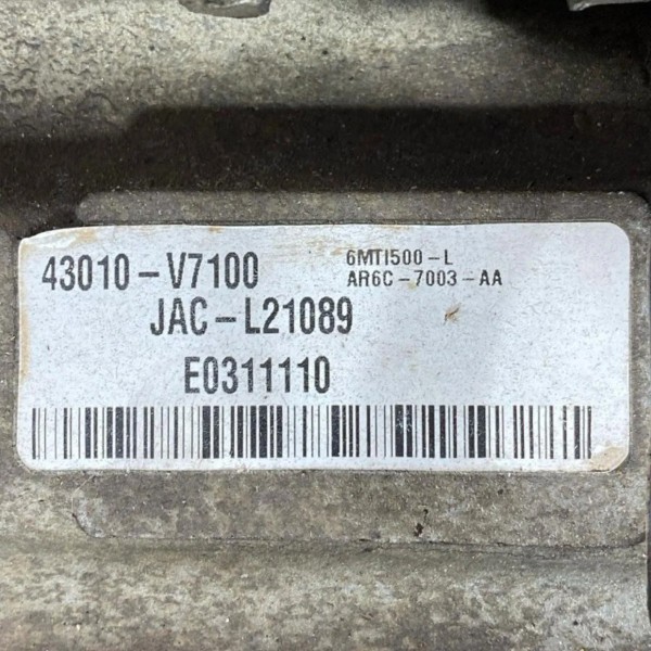 Caixa Câmbio Manual Jac T8 2.0 Turbo 2012 2013 2014 A 2015