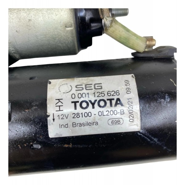 Motor Arranque Toyota Hilux E Sw4 2.8 2016 2017 2018 A 2022