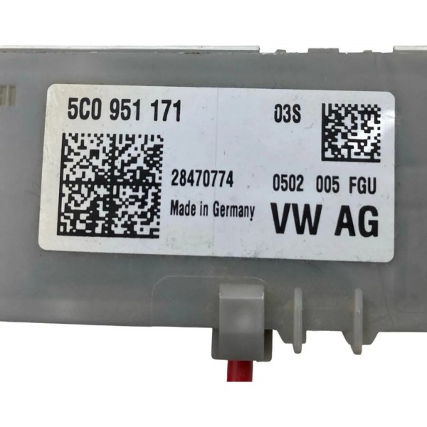 Módulo Sensor Alarme Amarok 3.0 V6 2013 A 2022 5c0951171