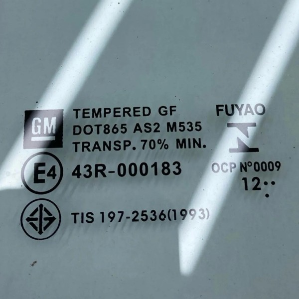 Vidro Vigia Porta Traseira Esquerda Trailblazer 2012 A 2020