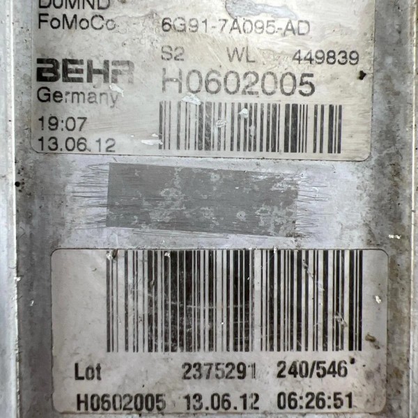 Resfriador Óleo Cambio Land Rover Freelander 2 2006 A 2014