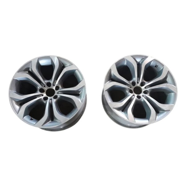 Jogo Rodas Aro 20 Bmw X5 2008 Detalhe 5x120mm