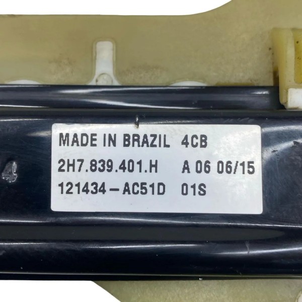 Máquina Vidro Trasei. Esquerda Volkswagen Amarok 2010 A 2020