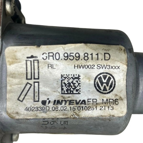 Máquina Vidro Trasei. Esquerda Volkswagen Amarok 2010 A 2020