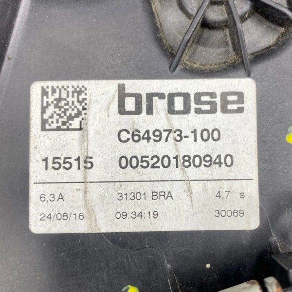 Máquina Vidro Dianteira Esquerda Fiat Toro 2016 2017 A 2024