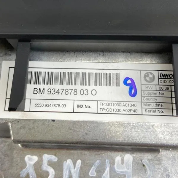 Tela Multimídia Bmw X5 2015 Bm9347878o