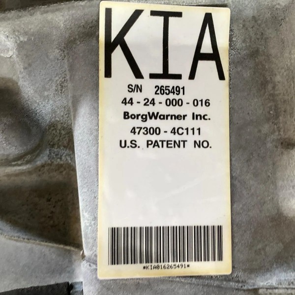 Caixa Tração Kia Sorento 2.5 Diesel 2004 A 2009 Automática