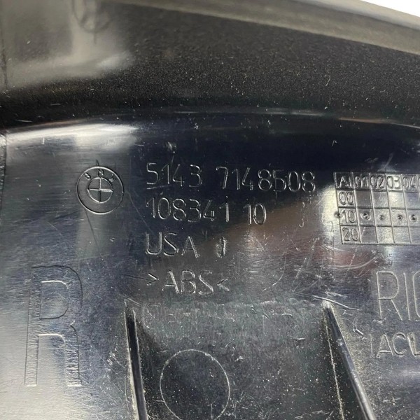 Acabamento Coluna Inferior Diant. Direita Bmw X6 2008 A 2013