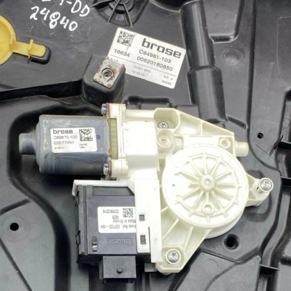 Máquina Vidro Dianteira Direita Fiat Toro Diesel 2016 A 2020