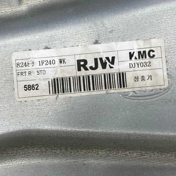 Máquina Vidro Dianteira Direita Kia Sportage 2006 A 2010